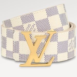 Authentic Louis Vuitton Damier Azur Women’s Belt